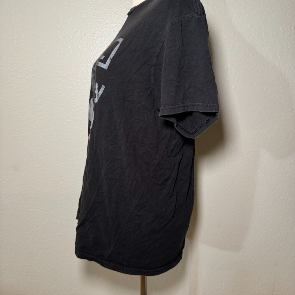 Disney I'll be your Mickey Black and White Graphic Short Sleeve Tee Shirt - Picture 11 of 12